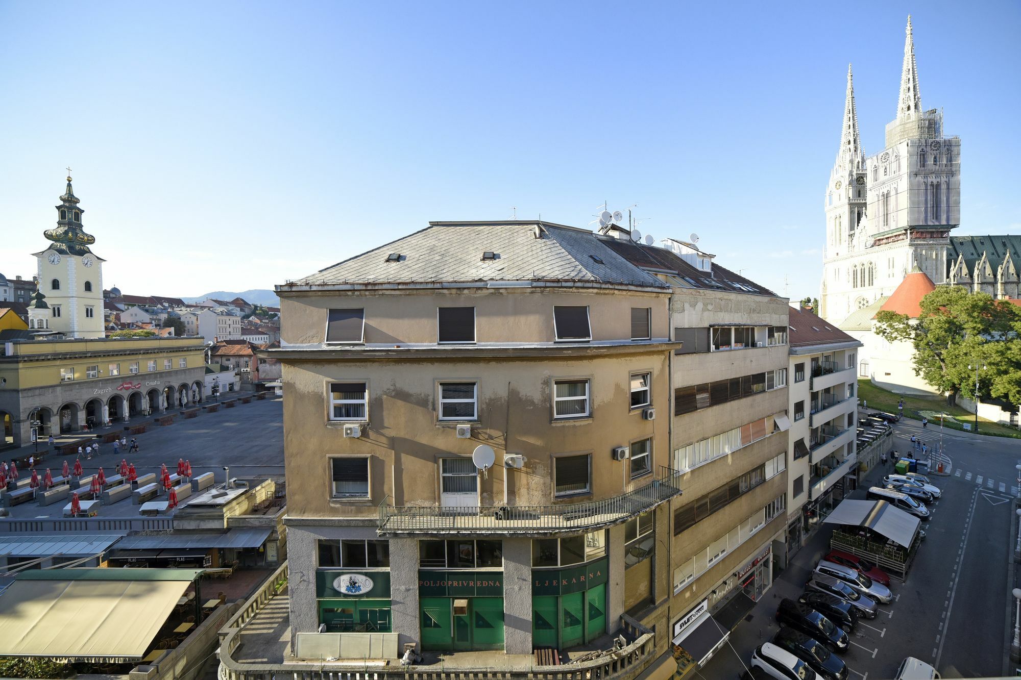 Main Square Central Apartment Zagreb Bagian luar foto